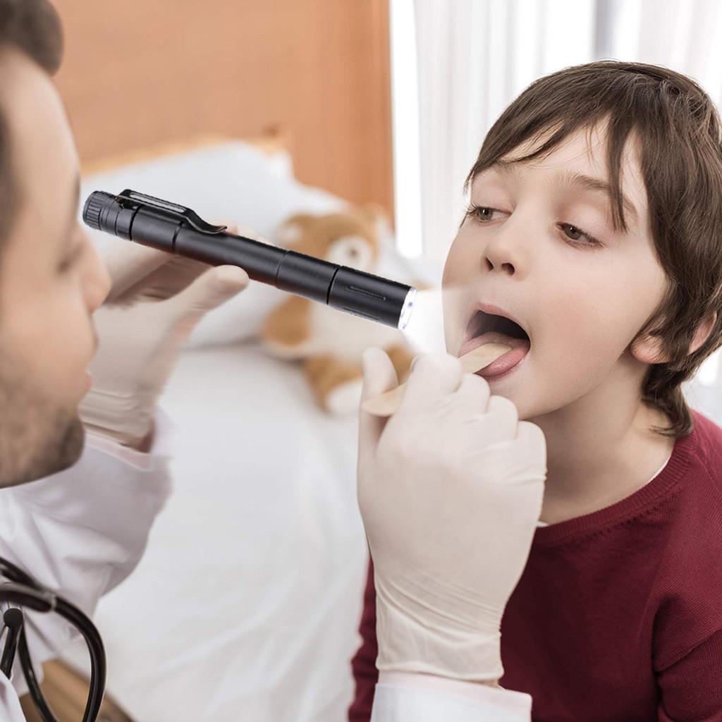 (Great home)Q5 LED Flashlight Clip Mini Torch Pen Light AAA Lamp Small Lamp