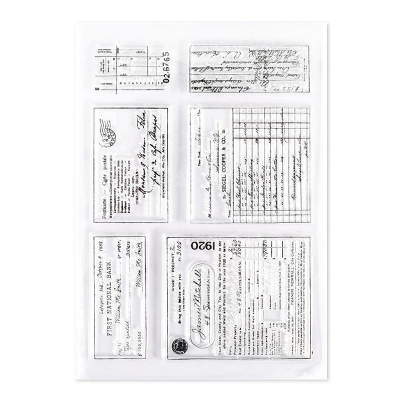 Blessing Transparent Silicone Stamps for DIY Scrapbooking Diary Embellishments