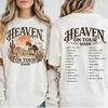 Zach Bryans "With Heaven On Tour" T-Shirt, Music Tour Graphic T Shirt Fullsize