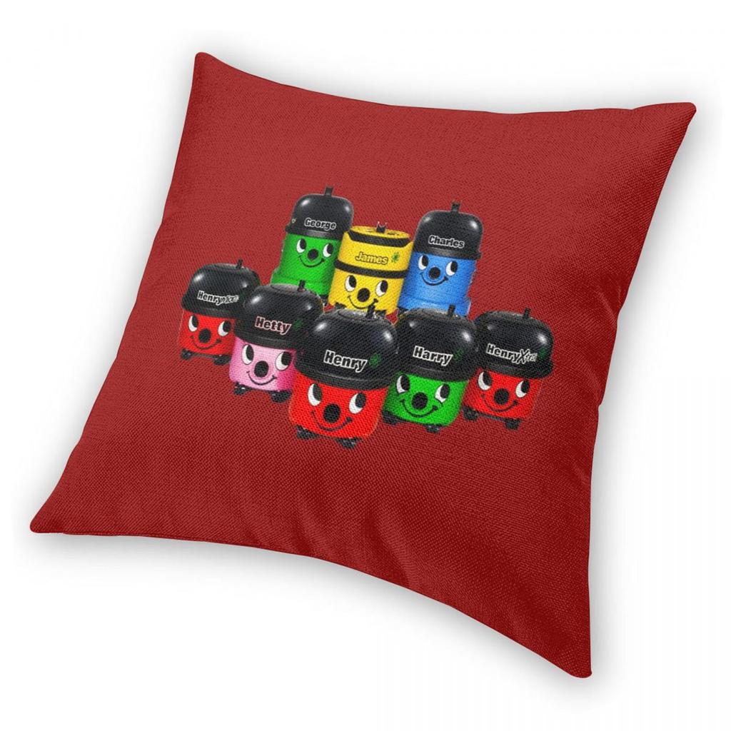 Henry Hoover And Friends Pillowcase Polyester Linen Velvet Pattern Zip Decorative Throw Pillow Case Bed Cushion Cover