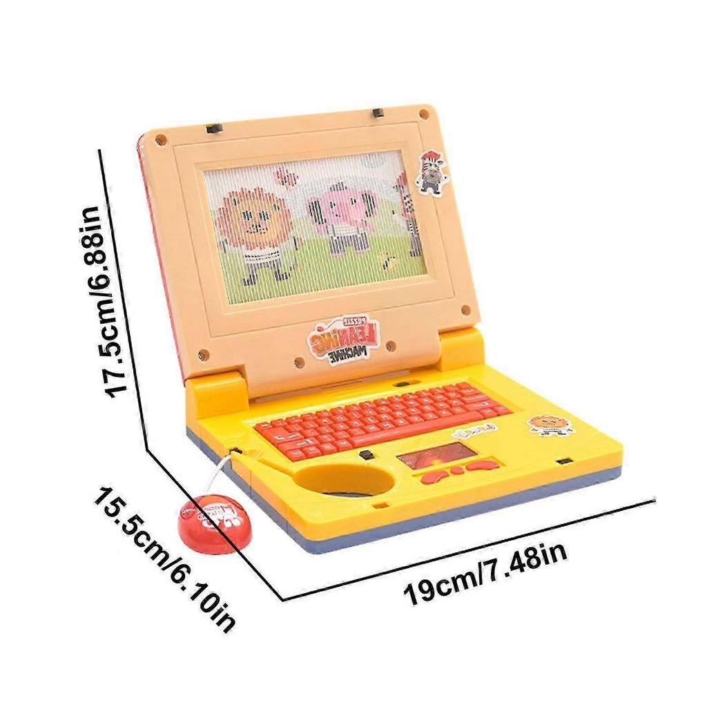 Mini Laptop Giocattolo per l'Apprendimento Precoce con Musica e Luci per Bambini dai 3 Anni in Su 2025