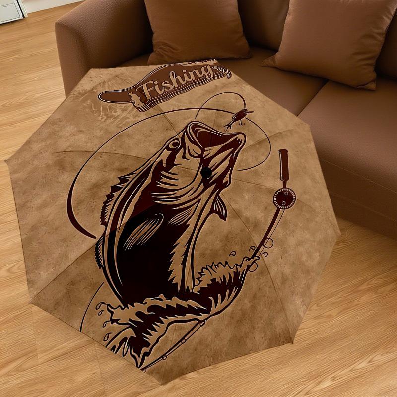 1PC Fishing Umbrella-8-Rib Reinforced, Automatic Open, Lightweight & Durable, Fashion Accessory for Outdoor, H0319