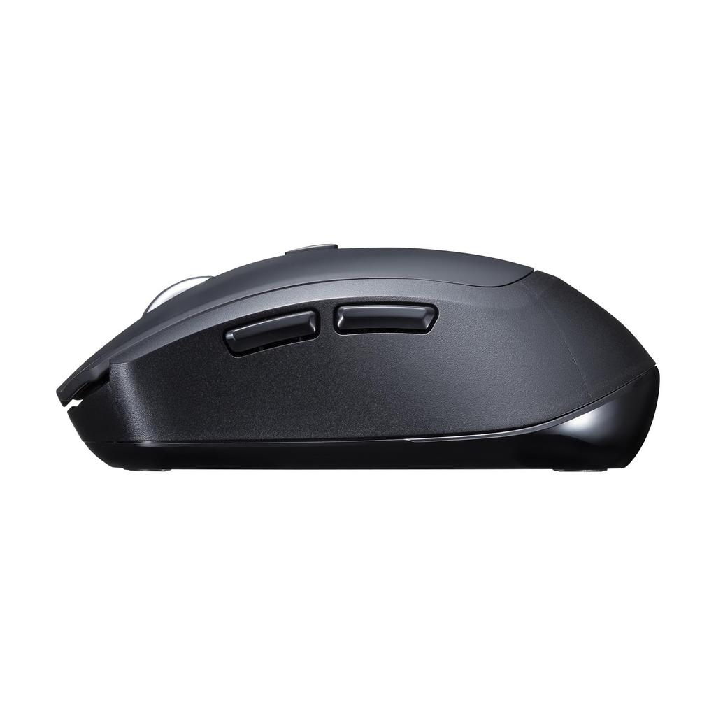 Sanwa Supply Wireless Blue LED Mouse (5 Buttons, Black) MA-WB509BK
