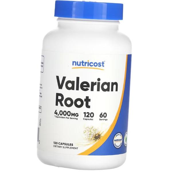 

Екстракт кореня валеріани, Valerian Root 4000, Nutricost 120капс (71647047) 120caps