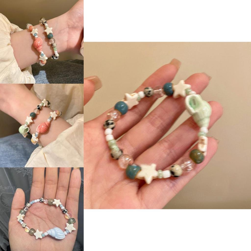 Summer 2025 Boho Style Hand Jewelry With Star Design And Shell Decor For Women