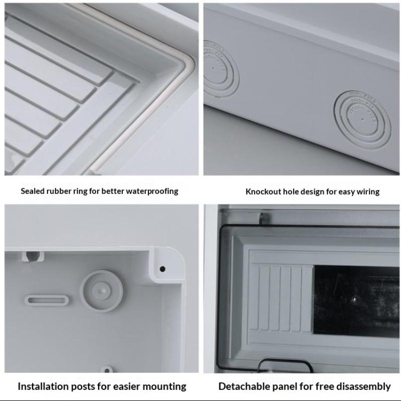 Waterproof Mcb Panel Box For Circuit Breaker Distribution Box With Breaker Panel Box Set