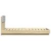 Bed Frame with Headboard Sonoma Oak 100 x 200 cm Wood Based Material