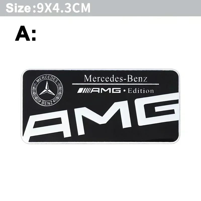 

Car Aluminum Sticker Emblem Badge Decals Accessories For Mercedes-Benz A/B/GLA/CLA Smart AMG W108 W124 W126 W140 W168 W169 W176