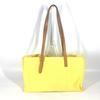 Etrivires-Elan Bag Shoulder Bag Tote Bag Leather/Canvas Yellow
