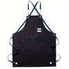 Aprons for Men Women with Pockets Cotton Enrich Durable Large Waterproof  For Kitchen, Workshop, BBQ, Chef Apron