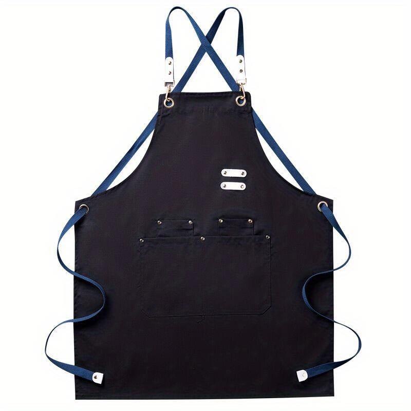 Aprons for Men Women with Pockets Cotton Enrich Durable Large Waterproof For Kitchen, Workshop, BBQ, Chef Apron