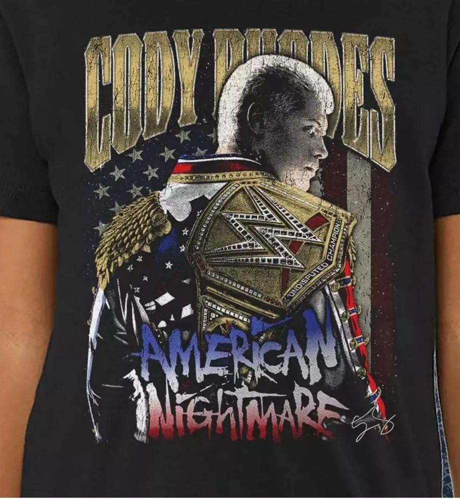 The American Nightmare Cody Rhodes BLACK T Shirt FULL SIZE S-5XL Unisex T-Shirt L