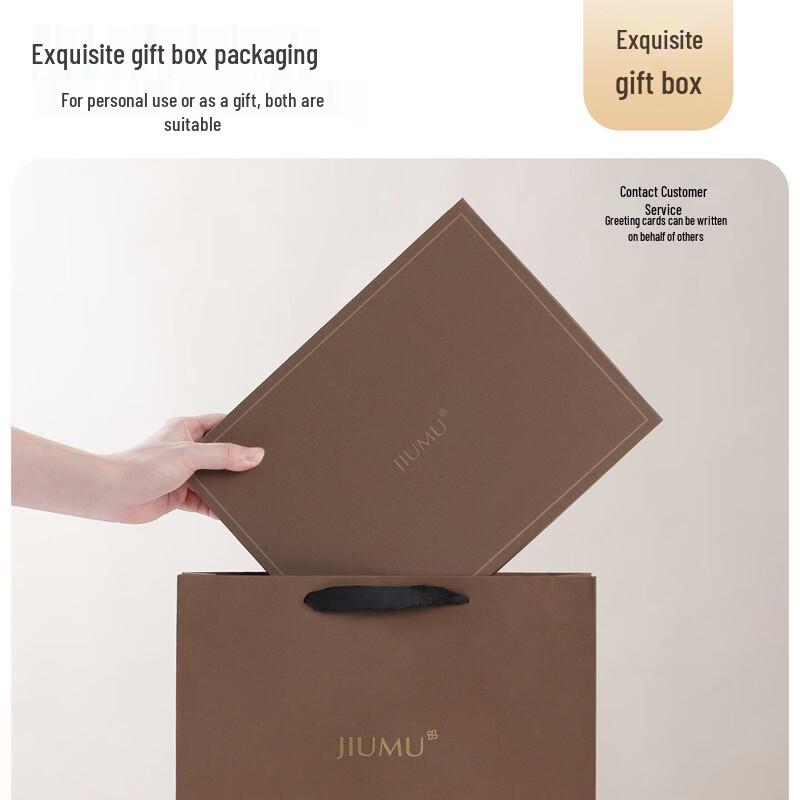 JIUMU Unisex Pure Wool Knitted Scarf