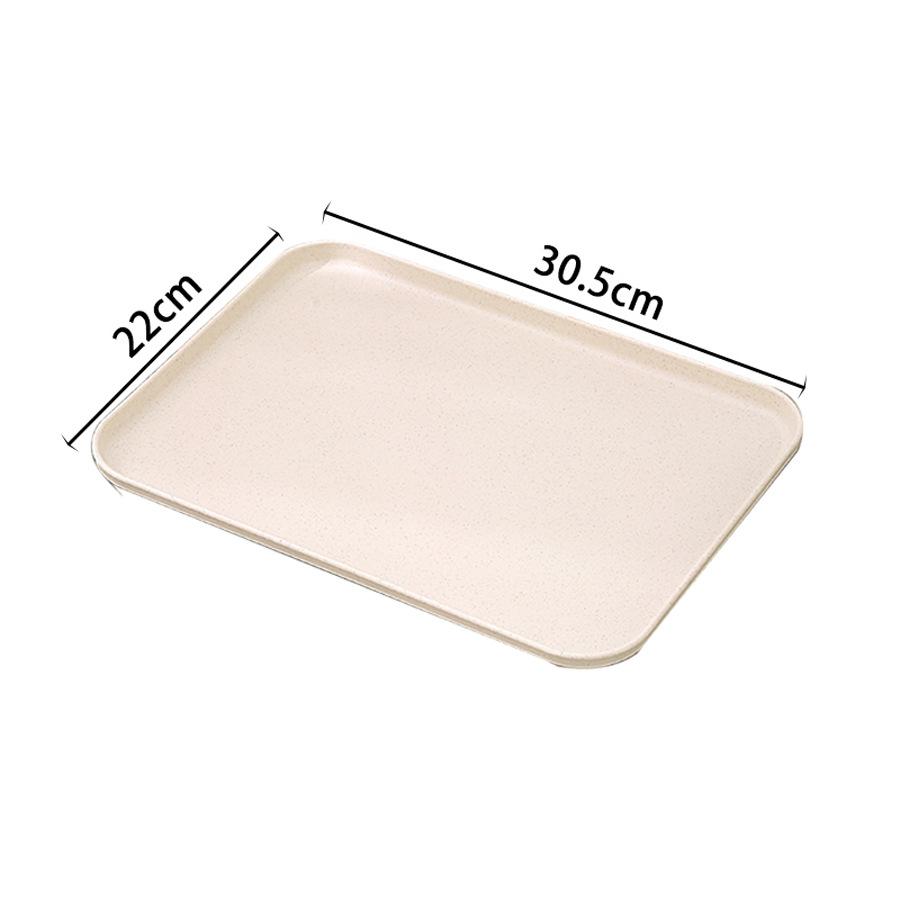 Thickened New Color Large Tray Creative Kindergarten Restaurant Tea Snack Tray Fruit Tray Fast Food Serving Tray