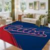 Chicago Cubs Design Crystal Velvet Rug Soft Decorative Mat for Bedroom Entrance