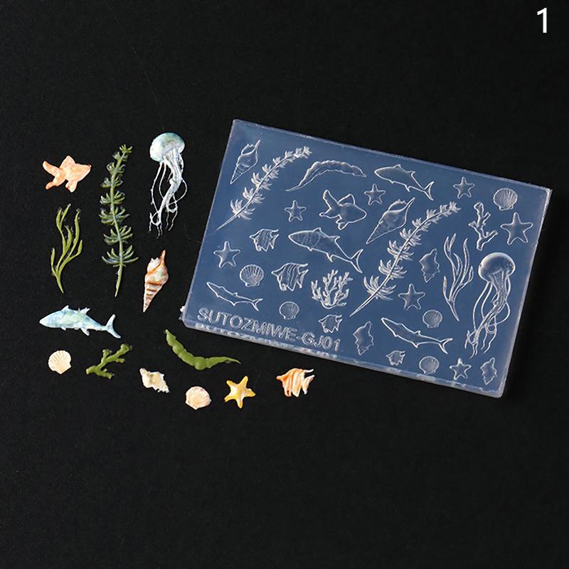 

Мягкая силиконовая форма для дизайна ногтей, ракушки, формы для раковин, 3D-силиконовые резные шаблоны для дизайна ногтей в стиле океана, аксессуары для салона красоты 1