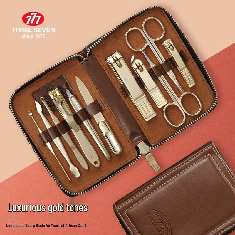 777 11-Piece Nail Clipper & Grooming Kit