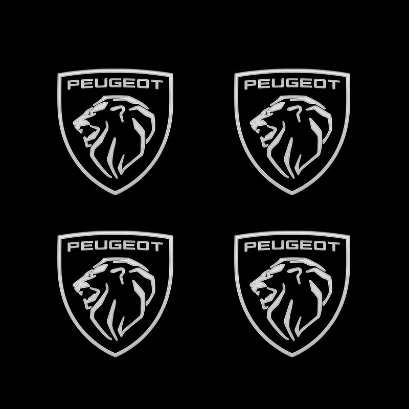 1.4CM Metal Car Window Wiper Stickers TB Emblem For Peugeot 3008 508 407 2008 208 Auto Accessories