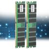 2Pcs Memory Module Desktop Computer Double‑Sided 16‑Grain DDR 1GB 400MHZ PC‑3200