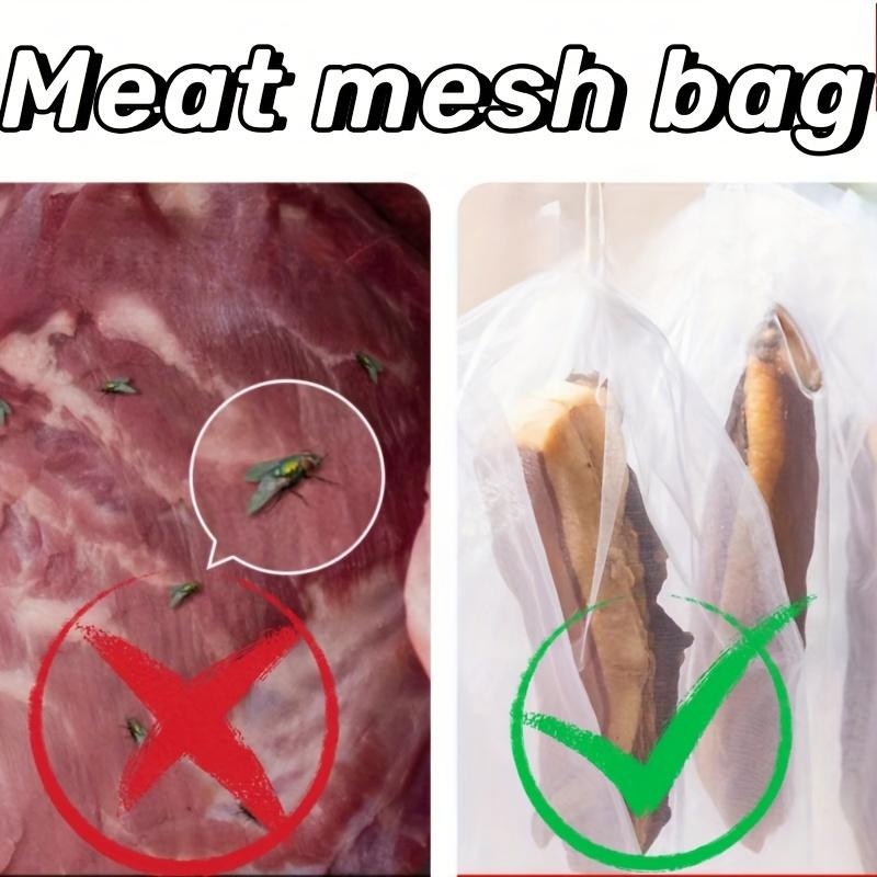 10pcs/5pcs, Meat Mesh Bag, Nylon Insect Bag,Soaking Seed Bag,dried Goods Gauze Mesh Bag for Cured Meat and Sausage. Mylar Bags