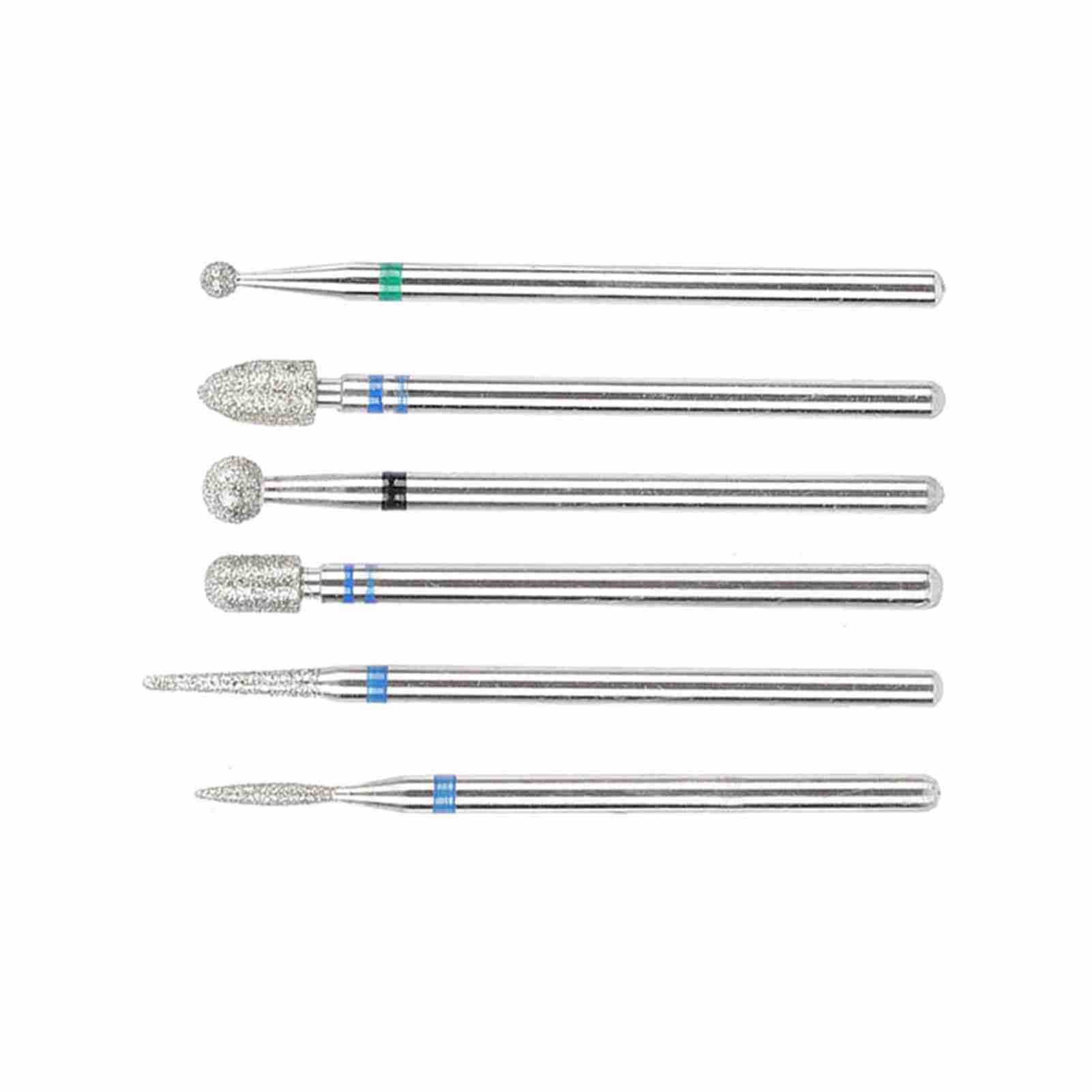 

6 шт. в упаковке, набор из нержавеющей стали для дизайна ногтей, аксессуары для маникюрного инструмента JG#5