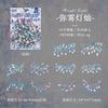20 pcs INS Stickers pack Lighting theme Decorative Hand Account Adhesive Diy Diary handmade Scrapbooking material