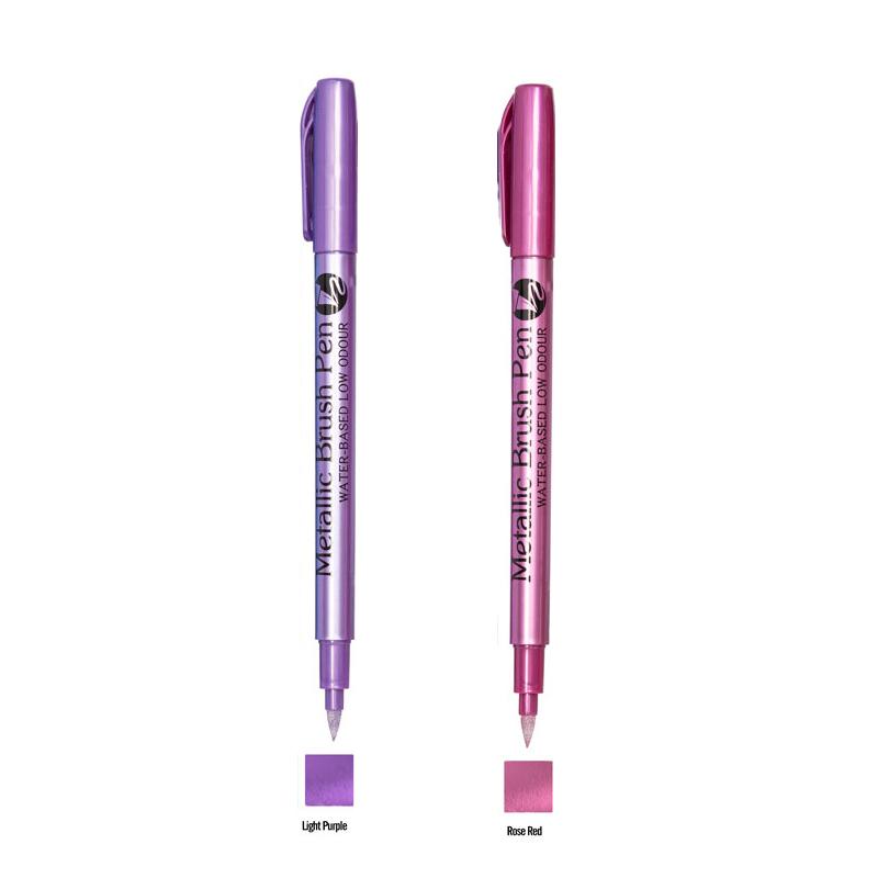 Color Metallic Markers Pen Paint Pens for Black Paper Glass Rock Painting Halloween Pumpkin Scrapbook Album