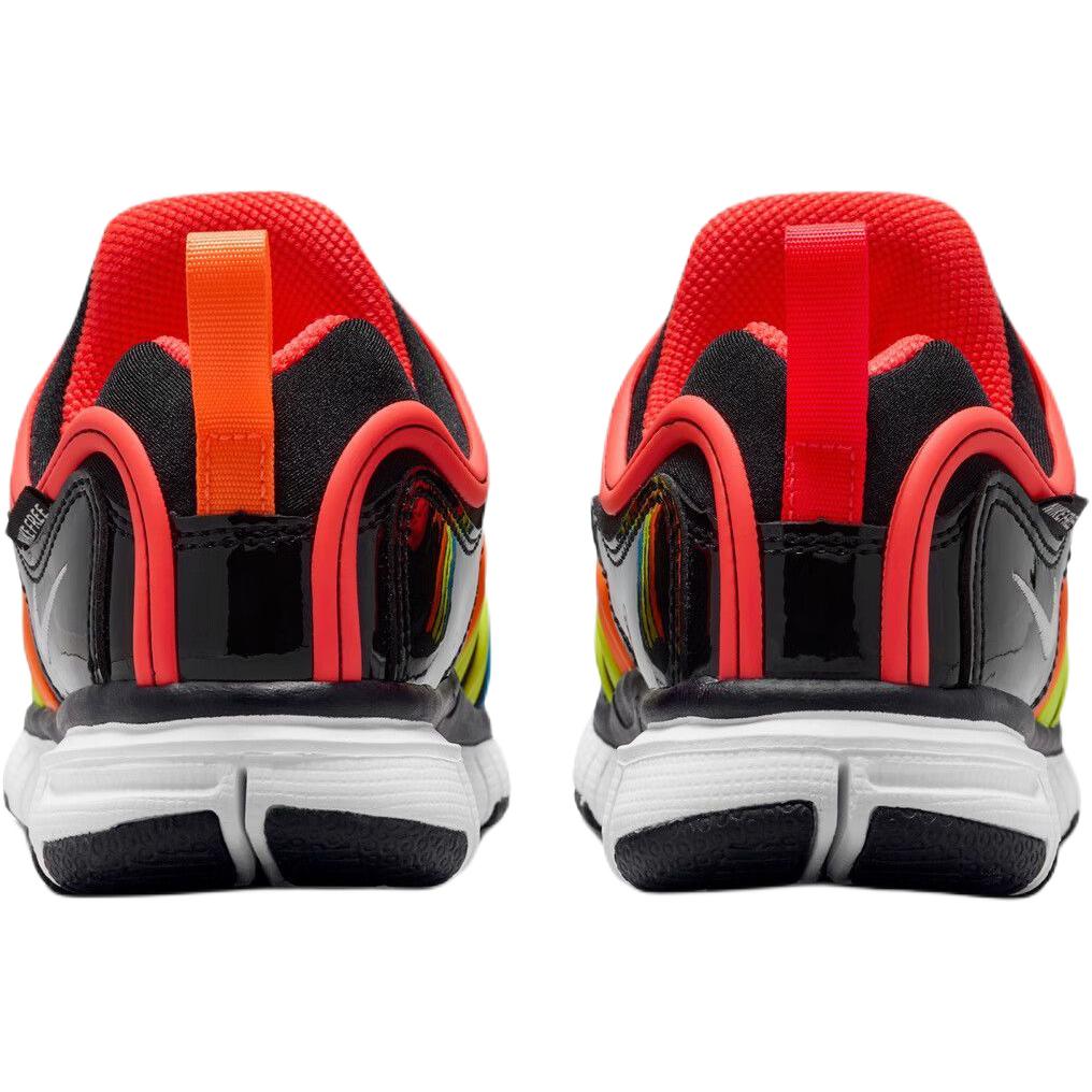 Nike Dynamo Free Breathable Low top Kids Lifestyle Shoes Black Orange Kids' 343738-018