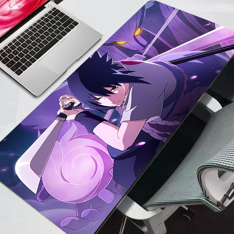 Tappetino Mouse Anime Naruto Gamer Grande XXL Tablet Tappeto Tastiera Varmilo Kawaii Accessori Gaming Mousepad tappetino resistente grande