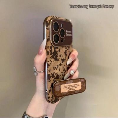 Vintage Roze Luxe Anti-Val Apple Telefoonhoesje