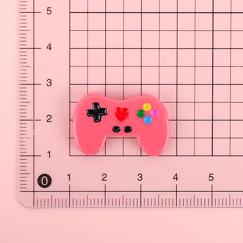 Creative Resin Game Controller Keychain Pendant for DIY Phone Cases