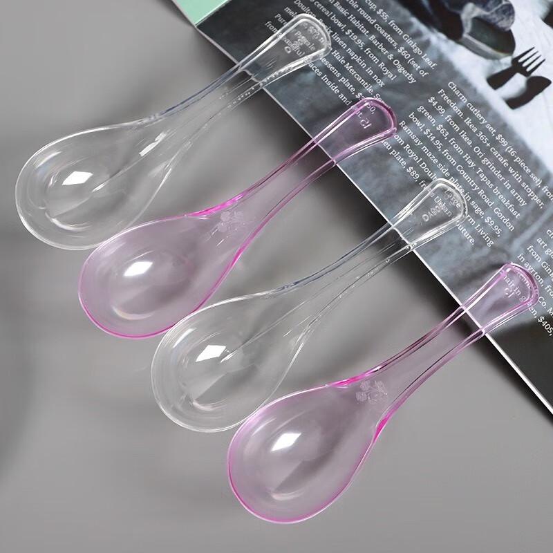 Clear Disposable Plastic Spoons