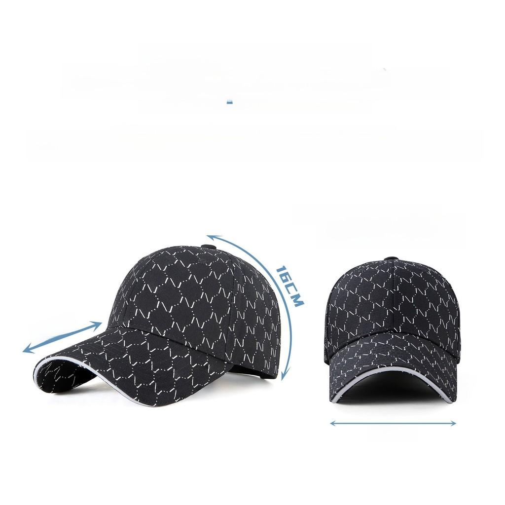 Berretto da Baseball in Cotone da Donna con Design a Lettera Ricamata Protezione Solare Estiva