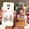 For Xiaomi Redmi Note 9 Case Redmi Note9 Cover M2003J15SC M2003J15SG Fashion Butterfly Phone Case Shockproof TPU Soft Back Cover