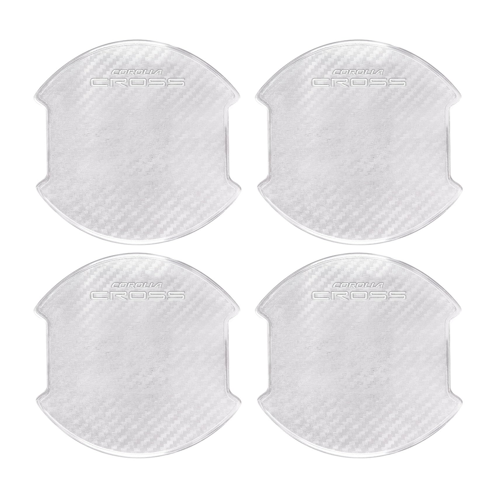 

SUVVNE Door Handle Protector for Toyota Corolla Cross 10 Series 2021 Transparent Car Door Handle Scratch Exterior Japanese Instructions Included