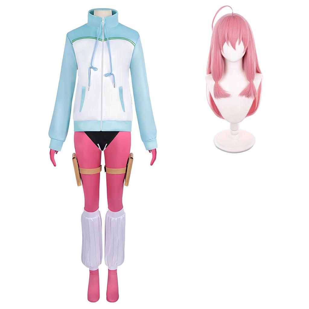 Shizuri Ideura Cosplay Former Genius Kunoichi for Some Started Living with a NEET Adult School Stage Shizuri Ideura Cosplay Ideura Wig Size [Excellent