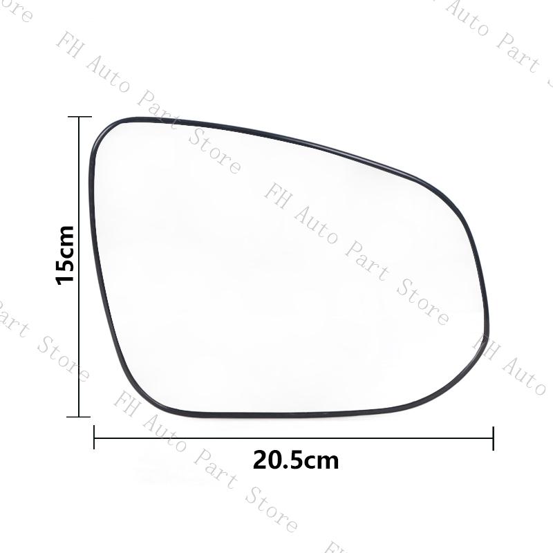 Car Exterior Rearview Wing Door Side Mirror Glass Lens With Heated For Toyota RAV4 RAV 4 2020 2025 2025