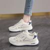 Womens Lace Up Casual Sneakers Lightweight Soft Sole Running Shoes for Women Thick Soled Mesh Breathable Sports Shoes