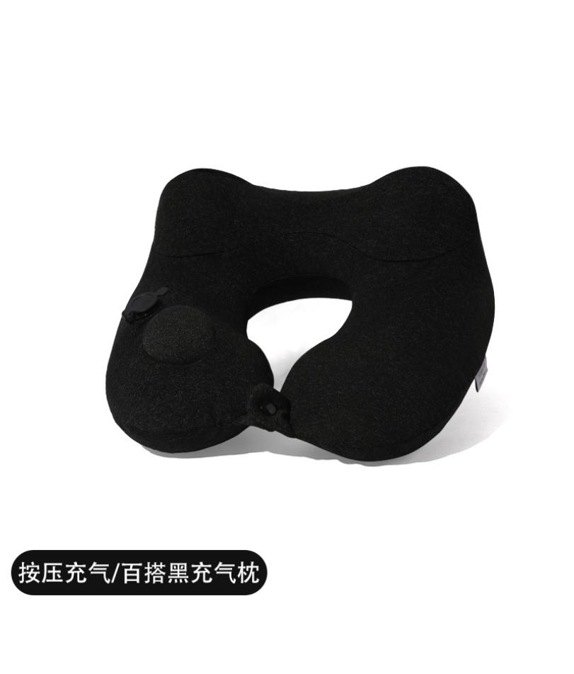 Inflatable U-Shaped Pillow Hump Ergonomic Headrest Outdoor Portable Neck Support Pillow Travel Essential Foldable