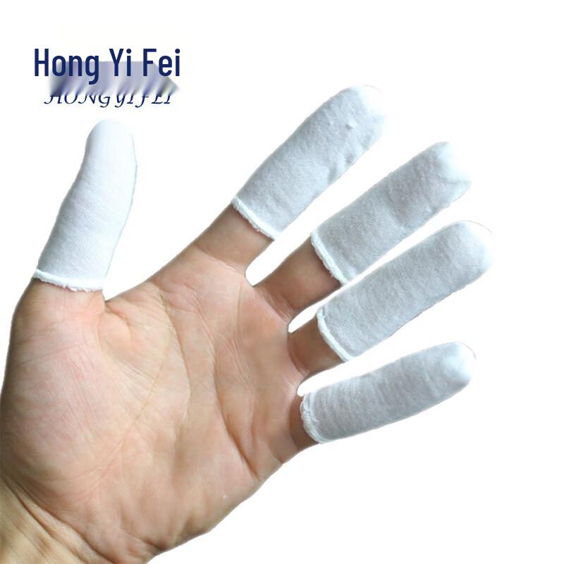 Hongyifei Anti-slip Cotton Finger Cots One Size белый