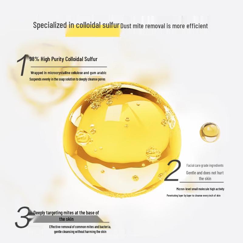 NICE Sulfur Anti-Mite & Anti-Acne Liquid Soap Set