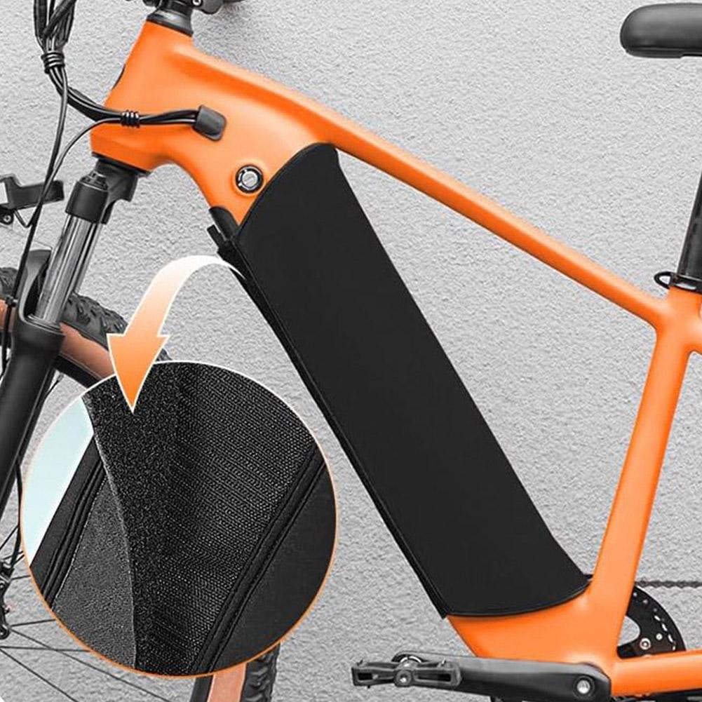 Electric Bicycle Lithium Battery Cover Protective Case Dustproof Cold Resistant Waterproof Shield for Bike Frame
