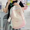 Junior School Student Schoolbag Color Contrast Backpack Girl College Style Backpack