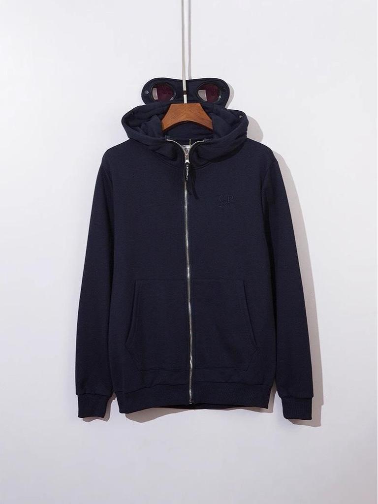 Cross Classic CP Casual Glasögon Dragkedja Huvtröja med Broderad Logotyp