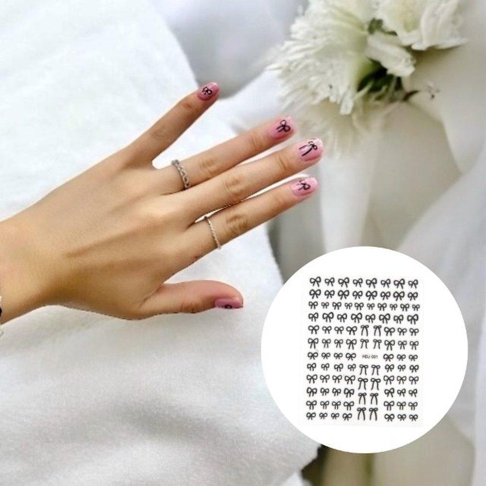 

Ribbon Black Nail Sticker Ribbon Nail Sticker (WFGTH0Y)
