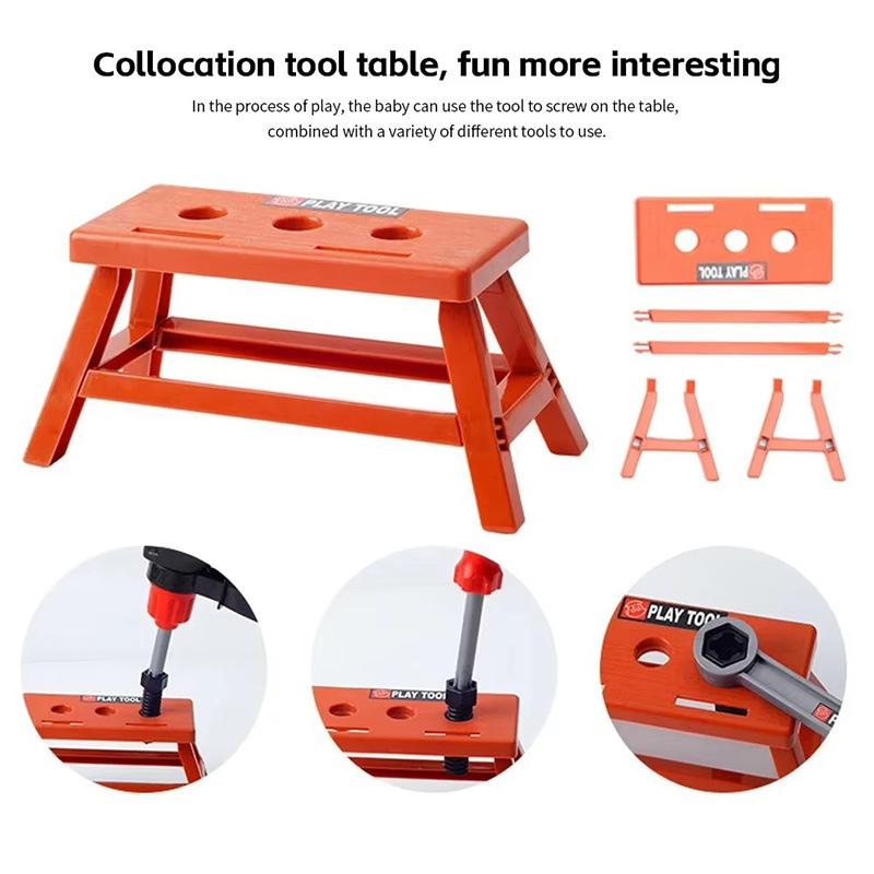 Play Repair Tool Set Toys Early Education Teaching Aids Engineer Simulated Plastic Construction Toys Toddler Kids Boys Gift TMZ