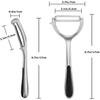 Potato Vegetable Peeler for Kitchen - Premium Stainless Steel Y Shape Swivel Peelers for Potato, Carrot, Fruit