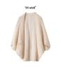 Women's Pure Cashmere Neck Protection Shawl Scarf Cape