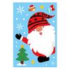 Pegatinas adhesivas para ventana de Navidad, pegatinas adhesivas para ventana de copo de nieve de Navidad para vidrio