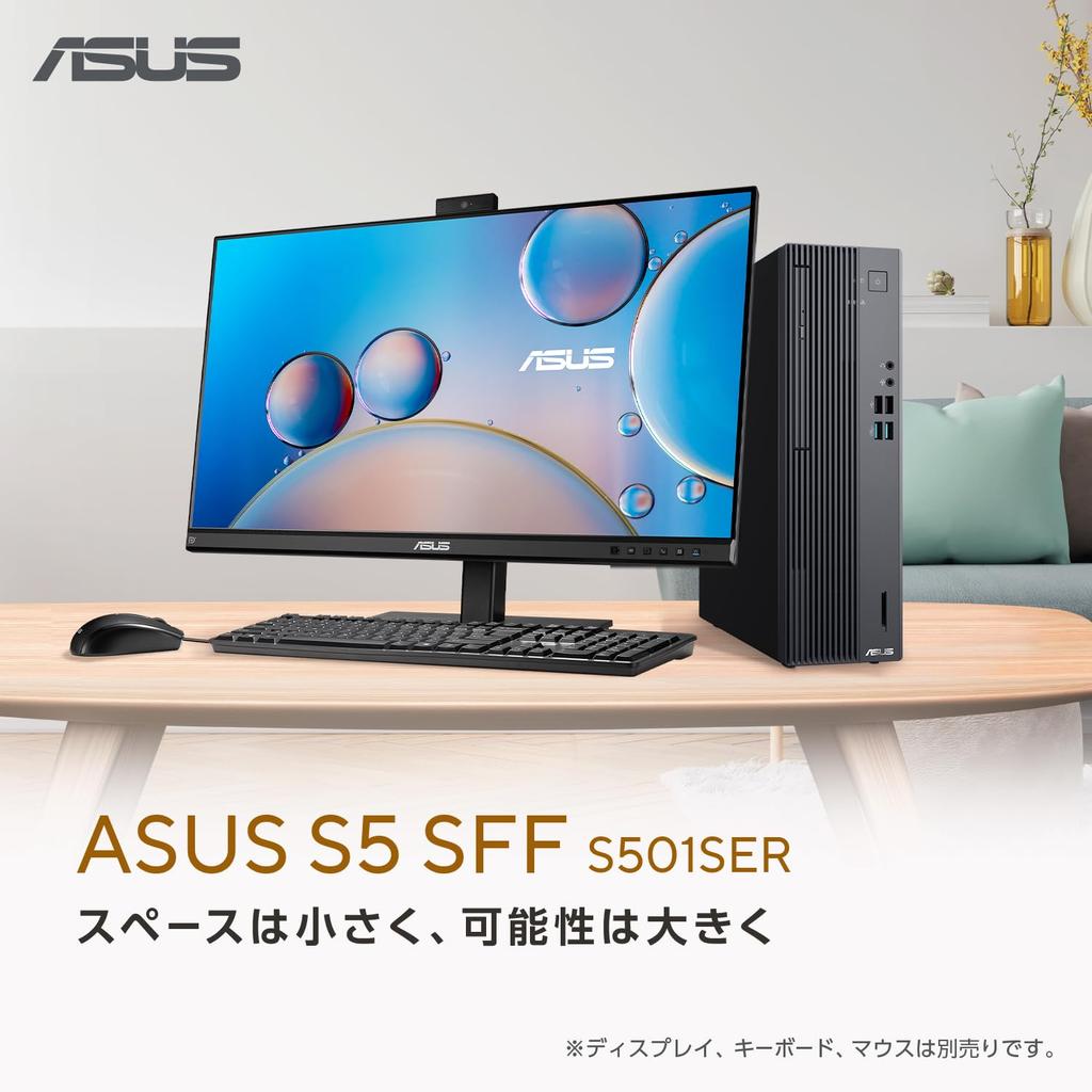 Asus Komputer stacjonarny S501SER 14. generacji Pamięć rdzeniowa 32 GB SSD 512 GB Windows 11 DVD Super Multi Drive Extreme Dark Grey i7-14700 S501SER-714700016W